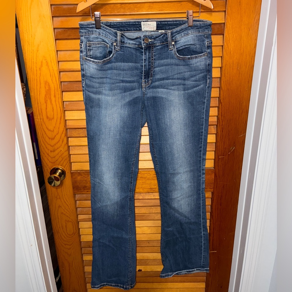 BKE Buckle Payton Jeans Womens 32L (32x33.5) Mid Rise Bootcut Universal - Picture 2 of 8